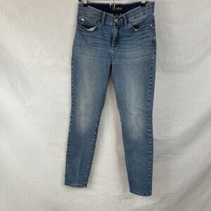 Lee Regular Fit Skinny Leg Mid Rise Jeans Size 8